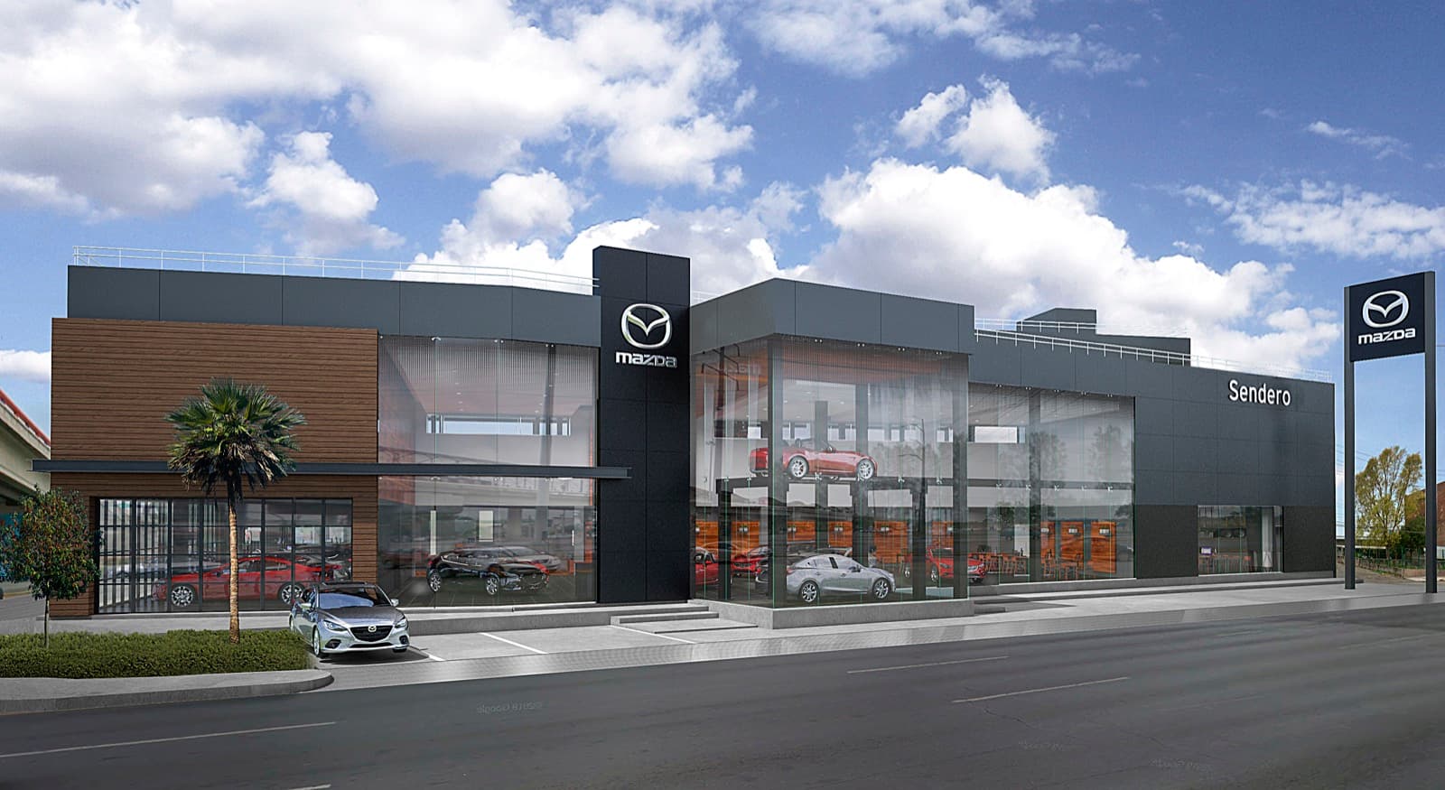 Fachada de Mazda Sendero